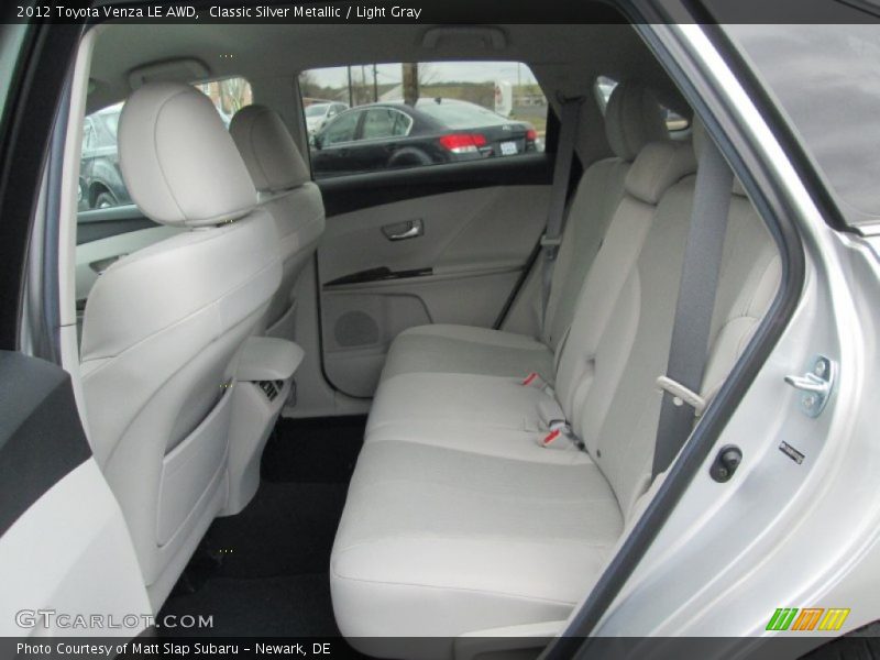 Classic Silver Metallic / Light Gray 2012 Toyota Venza LE AWD