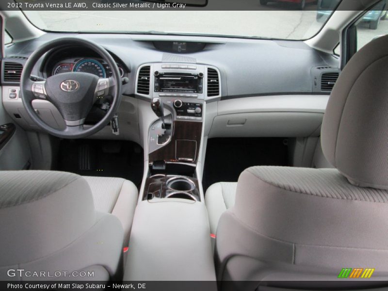 Classic Silver Metallic / Light Gray 2012 Toyota Venza LE AWD