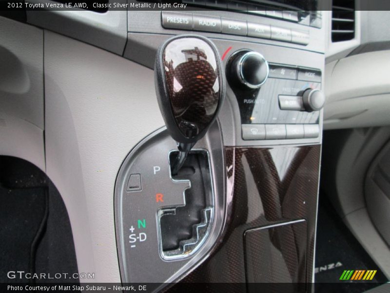 Classic Silver Metallic / Light Gray 2012 Toyota Venza LE AWD