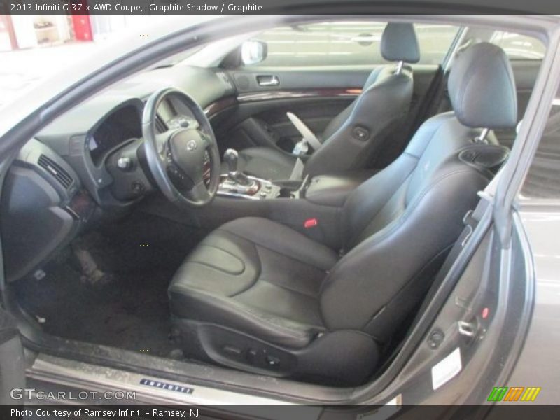 Graphite Shadow / Graphite 2013 Infiniti G 37 x AWD Coupe