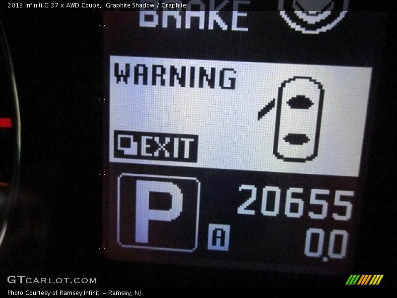 Graphite Shadow / Graphite 2013 Infiniti G 37 x AWD Coupe