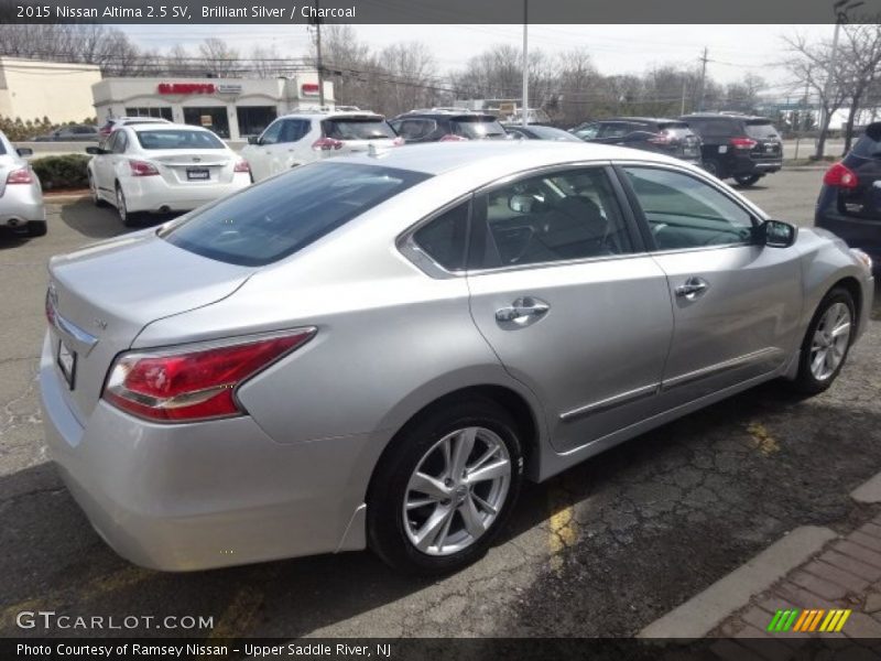 Brilliant Silver / Charcoal 2015 Nissan Altima 2.5 SV