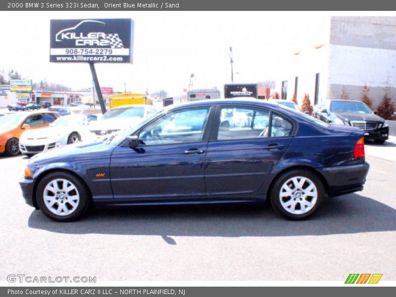 Orient Blue Metallic / Sand 2000 BMW 3 Series 323i Sedan