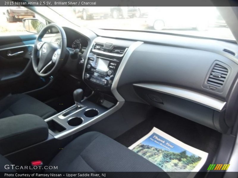 Brilliant Silver / Charcoal 2015 Nissan Altima 2.5 SV
