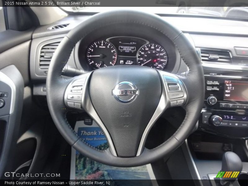 Brilliant Silver / Charcoal 2015 Nissan Altima 2.5 SV
