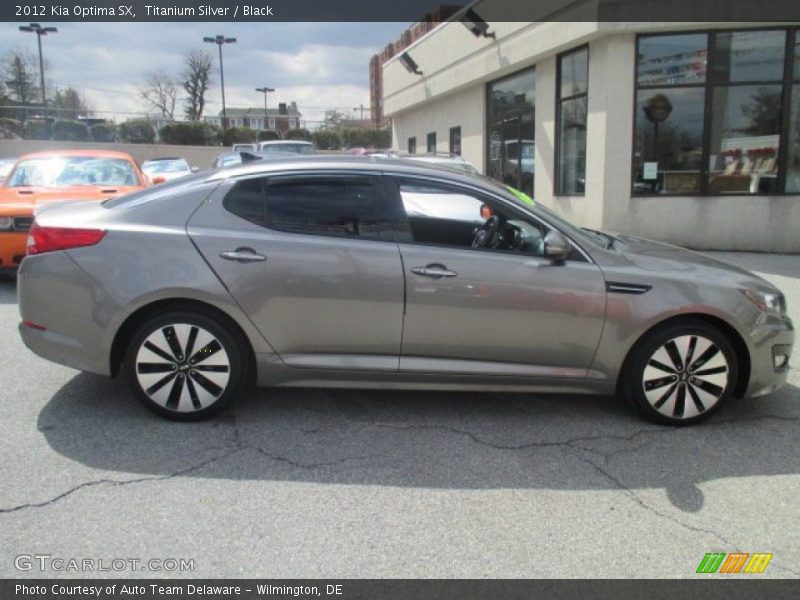 Titanium Silver / Black 2012 Kia Optima SX