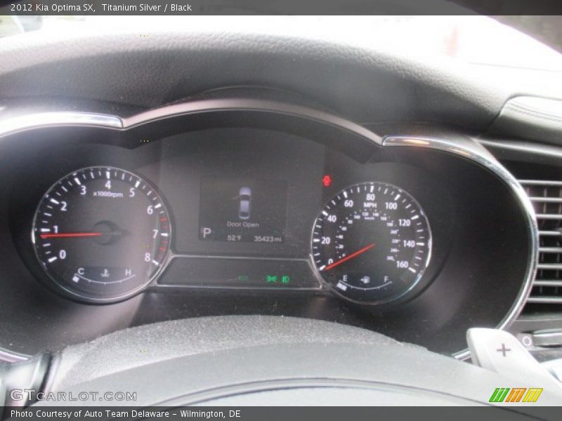 Titanium Silver / Black 2012 Kia Optima SX