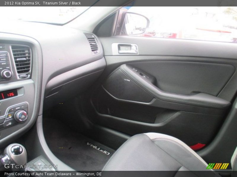 Titanium Silver / Black 2012 Kia Optima SX