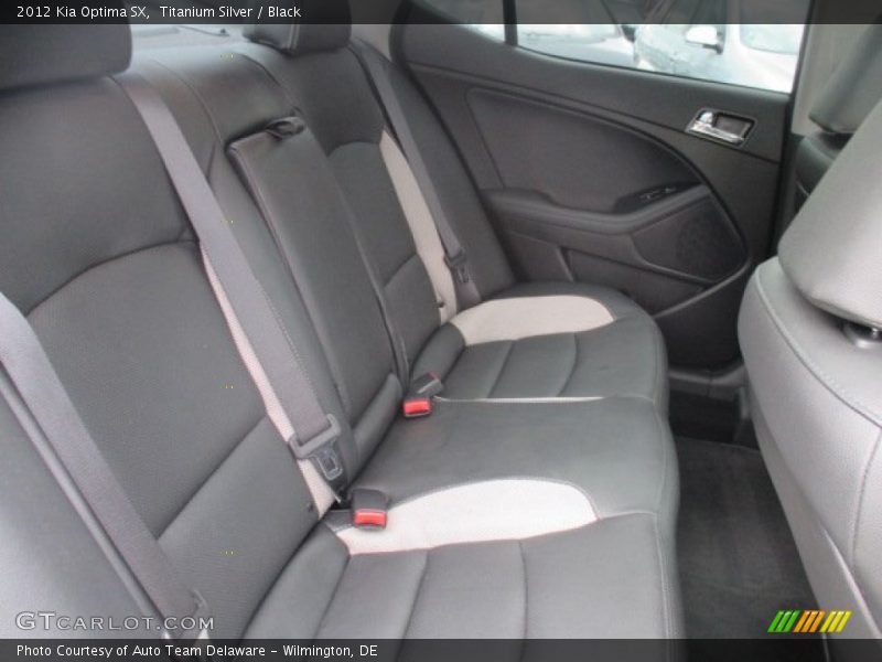Titanium Silver / Black 2012 Kia Optima SX