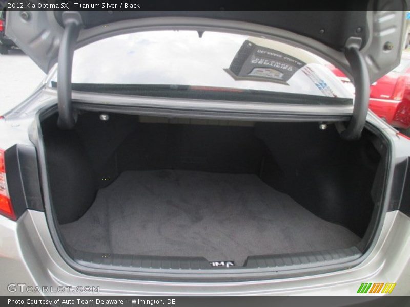 Titanium Silver / Black 2012 Kia Optima SX