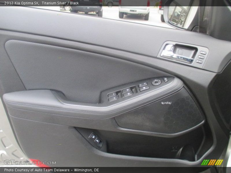 Titanium Silver / Black 2012 Kia Optima SX