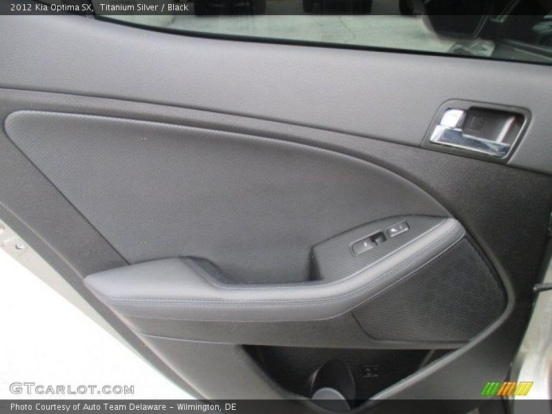 Titanium Silver / Black 2012 Kia Optima SX