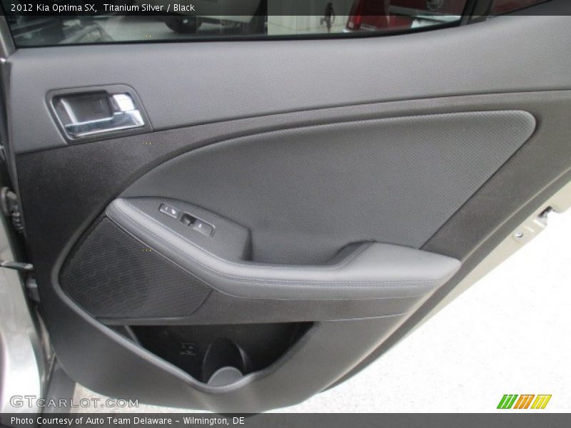 Titanium Silver / Black 2012 Kia Optima SX