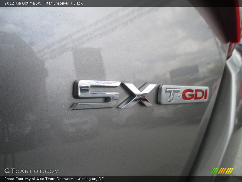 Titanium Silver / Black 2012 Kia Optima SX