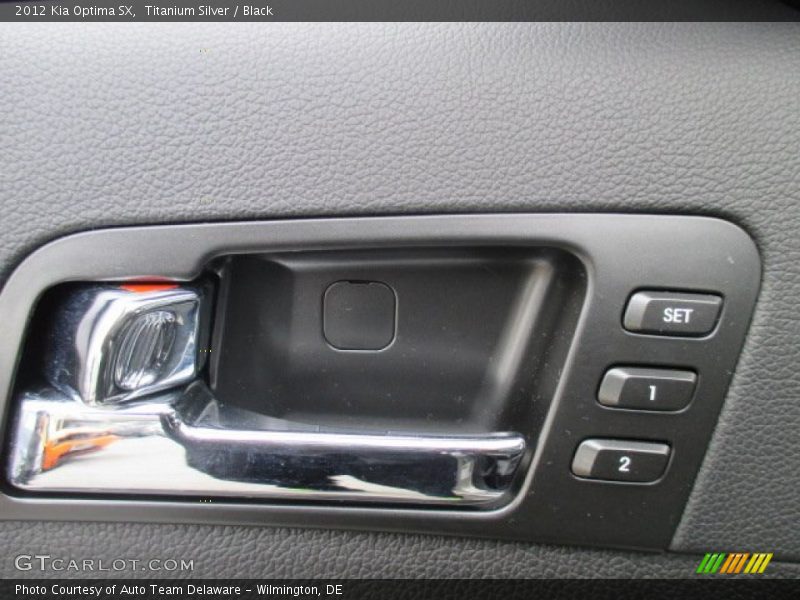 Titanium Silver / Black 2012 Kia Optima SX