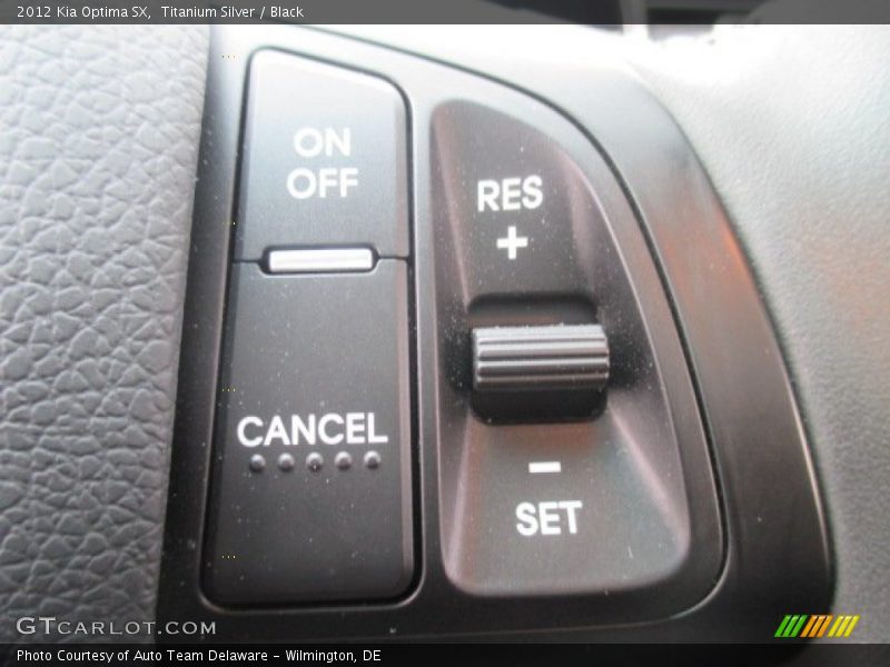 Titanium Silver / Black 2012 Kia Optima SX