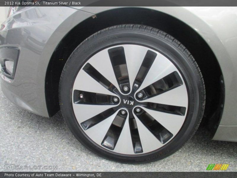 Titanium Silver / Black 2012 Kia Optima SX