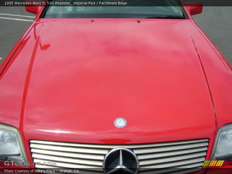Imperial Red / Parchment Beige 1995 Mercedes-Benz SL 500 Roadster