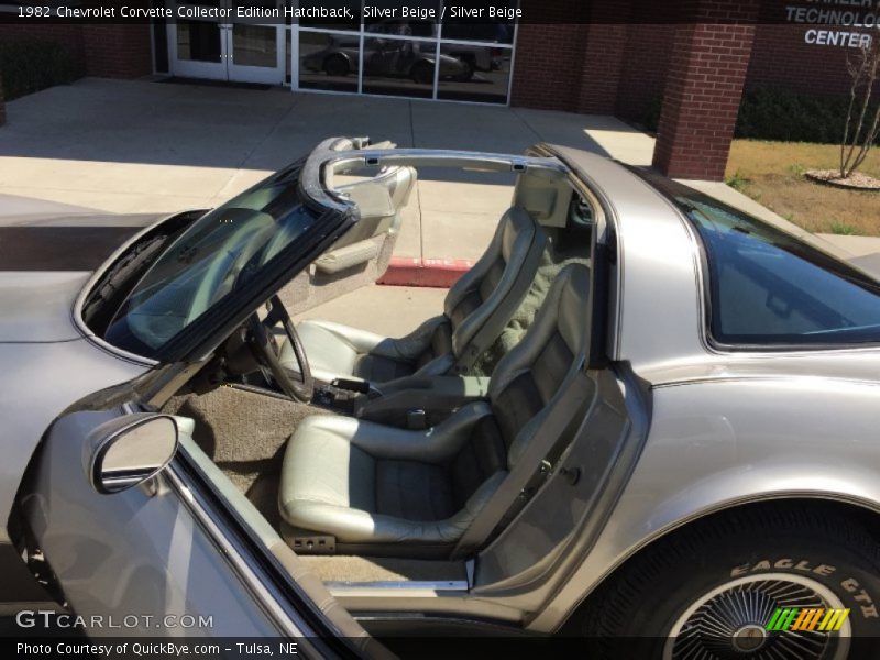 Silver Beige / Silver Beige 1982 Chevrolet Corvette Collector Edition Hatchback