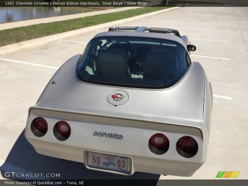 Silver Beige / Silver Beige 1982 Chevrolet Corvette Collector Edition Hatchback