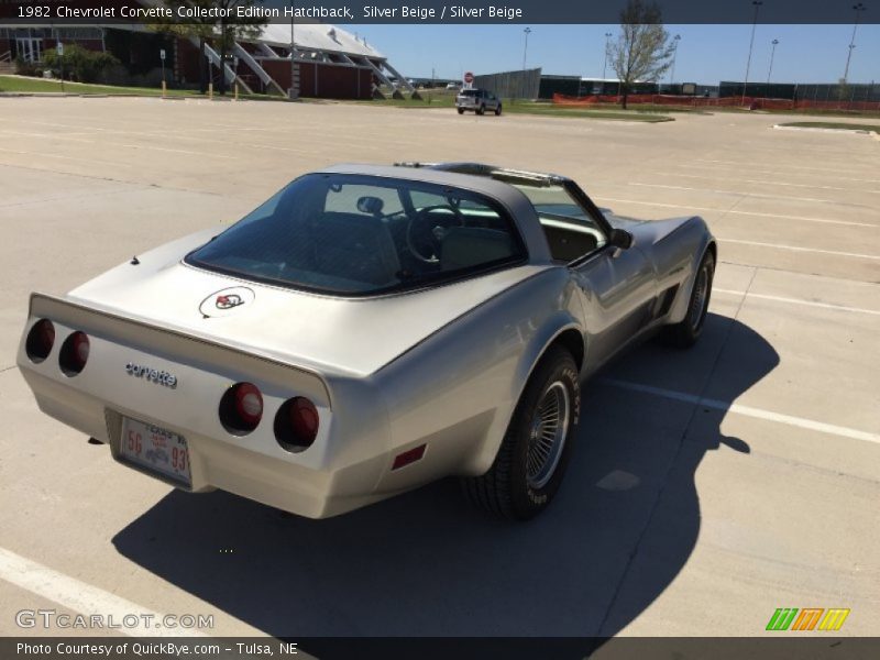 Silver Beige / Silver Beige 1982 Chevrolet Corvette Collector Edition Hatchback