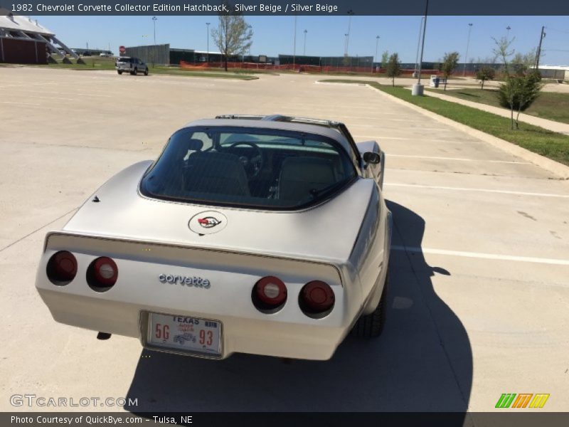 Silver Beige / Silver Beige 1982 Chevrolet Corvette Collector Edition Hatchback