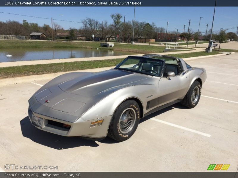 Silver Beige / Silver Beige 1982 Chevrolet Corvette Collector Edition Hatchback