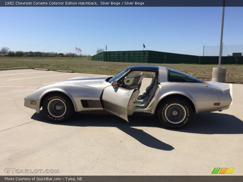 Silver Beige / Silver Beige 1982 Chevrolet Corvette Collector Edition Hatchback