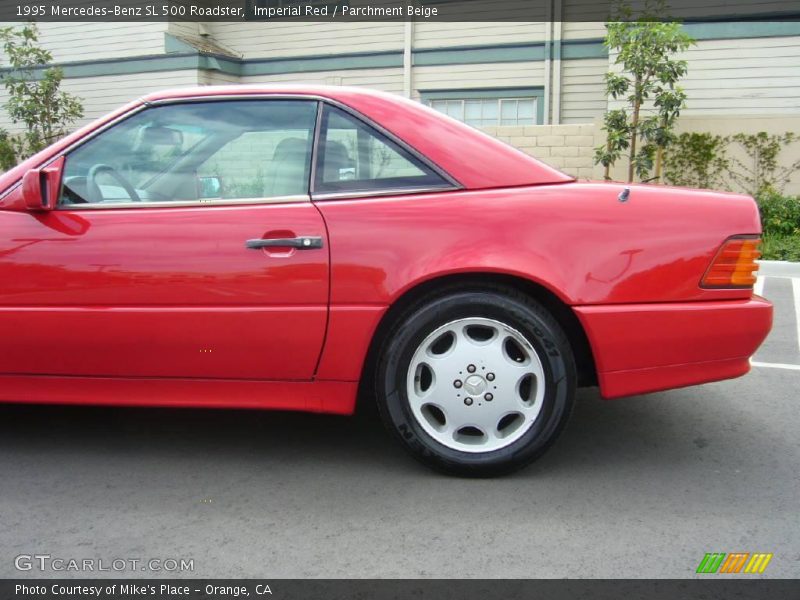 Imperial Red / Parchment Beige 1995 Mercedes-Benz SL 500 Roadster