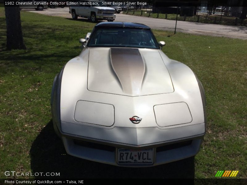 Silver Beige / Silver Beige 1982 Chevrolet Corvette Collector Edition Hatchback