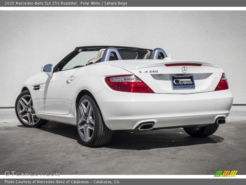 Polar White / Sahara Beige 2015 Mercedes-Benz SLK 250 Roadster