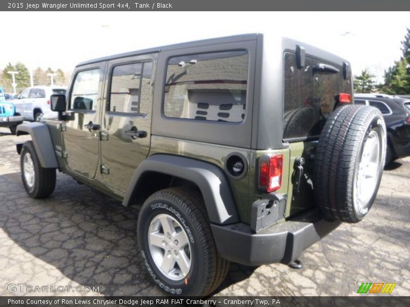 Tank / Black 2015 Jeep Wrangler Unlimited Sport 4x4