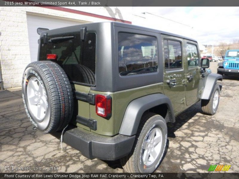 Tank / Black 2015 Jeep Wrangler Unlimited Sport 4x4