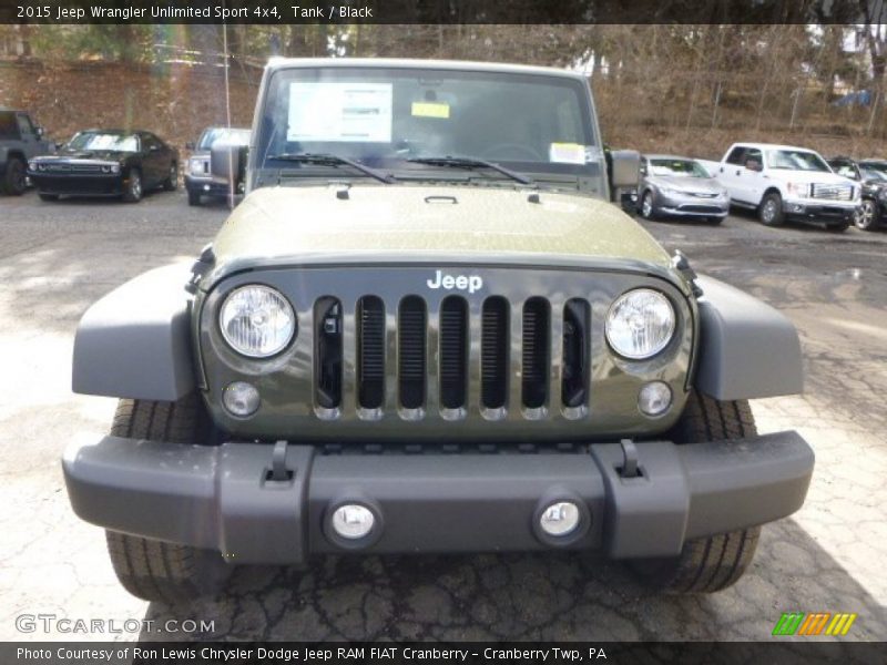 Tank / Black 2015 Jeep Wrangler Unlimited Sport 4x4