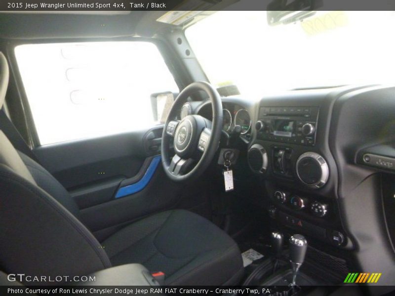 Tank / Black 2015 Jeep Wrangler Unlimited Sport 4x4