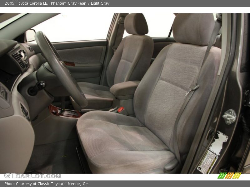 Phantom Gray Pearl / Light Gray 2005 Toyota Corolla LE