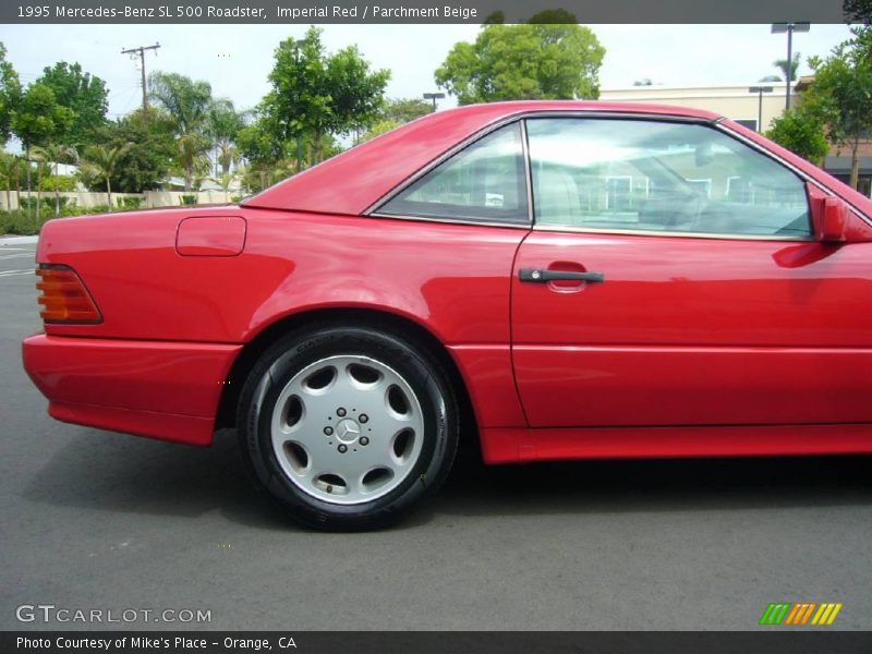 Imperial Red / Parchment Beige 1995 Mercedes-Benz SL 500 Roadster