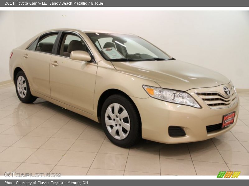 Sandy Beach Metallic / Bisque 2011 Toyota Camry LE