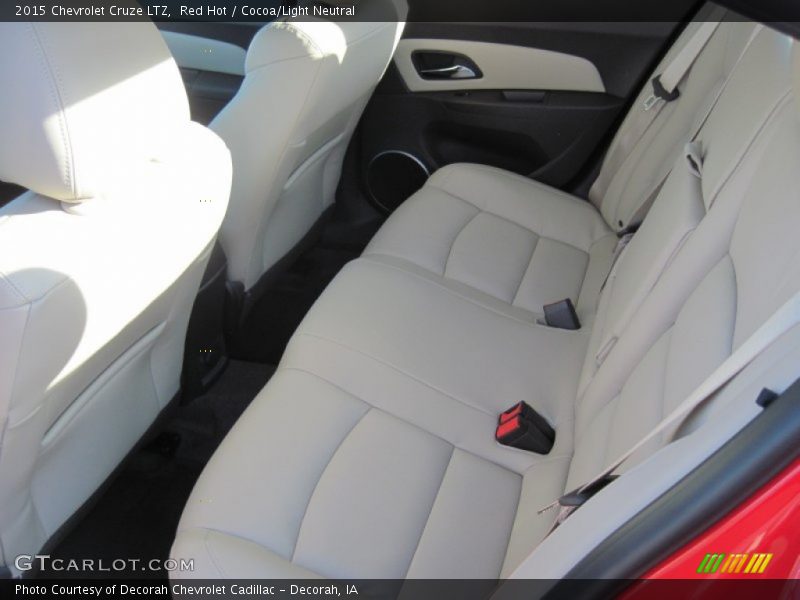 Rear Seat of 2015 Cruze LTZ