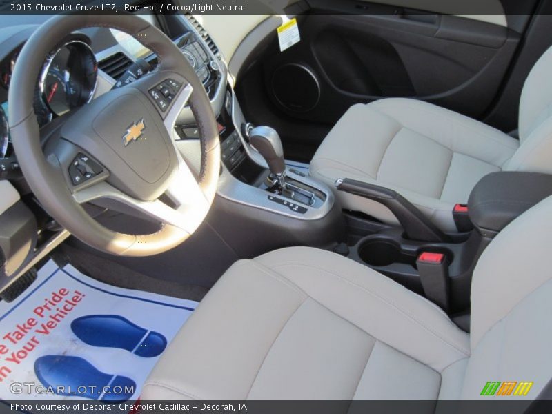  2015 Cruze LTZ Cocoa/Light Neutral Interior
