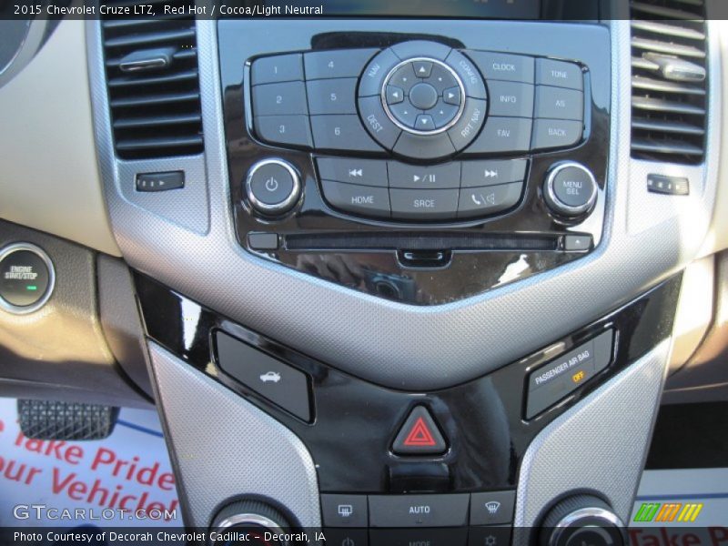 Controls of 2015 Cruze LTZ