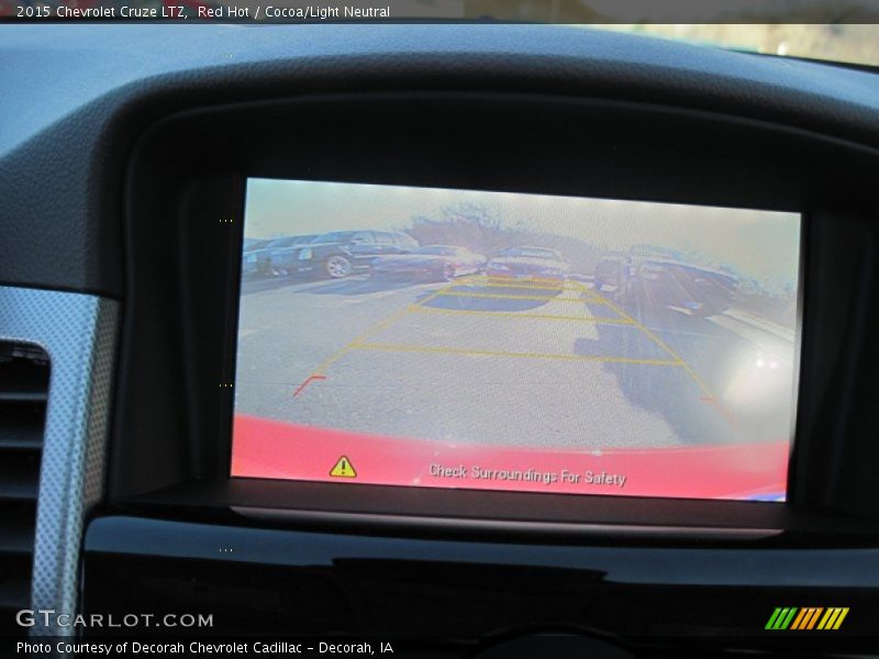 Red Hot / Cocoa/Light Neutral 2015 Chevrolet Cruze LTZ