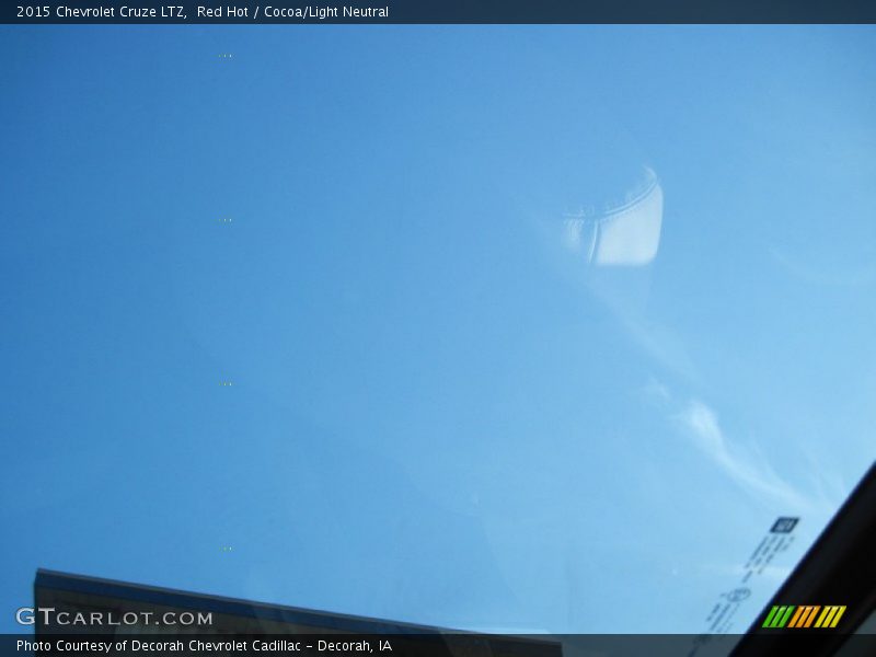 Red Hot / Cocoa/Light Neutral 2015 Chevrolet Cruze LTZ
