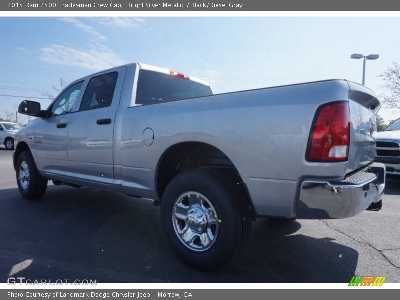 Bright Silver Metallic / Black/Diesel Gray 2015 Ram 2500 Tradesman Crew Cab