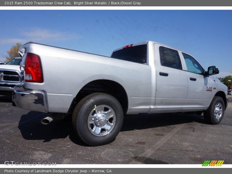 Bright Silver Metallic / Black/Diesel Gray 2015 Ram 2500 Tradesman Crew Cab