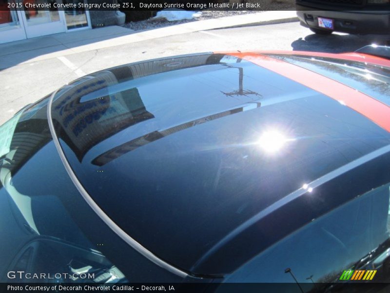 Sunroof of 2015 Corvette Stingray Coupe Z51