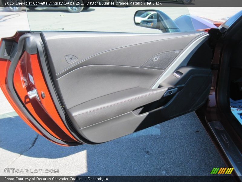 Daytona Sunrise Orange Metallic / Jet Black 2015 Chevrolet Corvette Stingray Coupe Z51