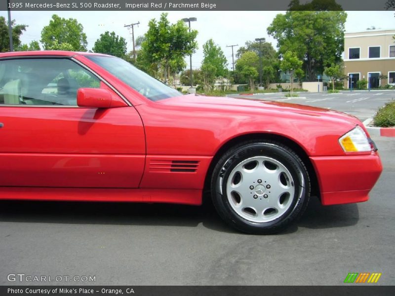 Imperial Red / Parchment Beige 1995 Mercedes-Benz SL 500 Roadster