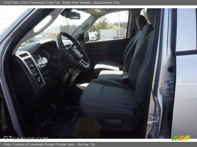 Bright Silver Metallic / Black/Diesel Gray 2015 Ram 2500 Tradesman Crew Cab