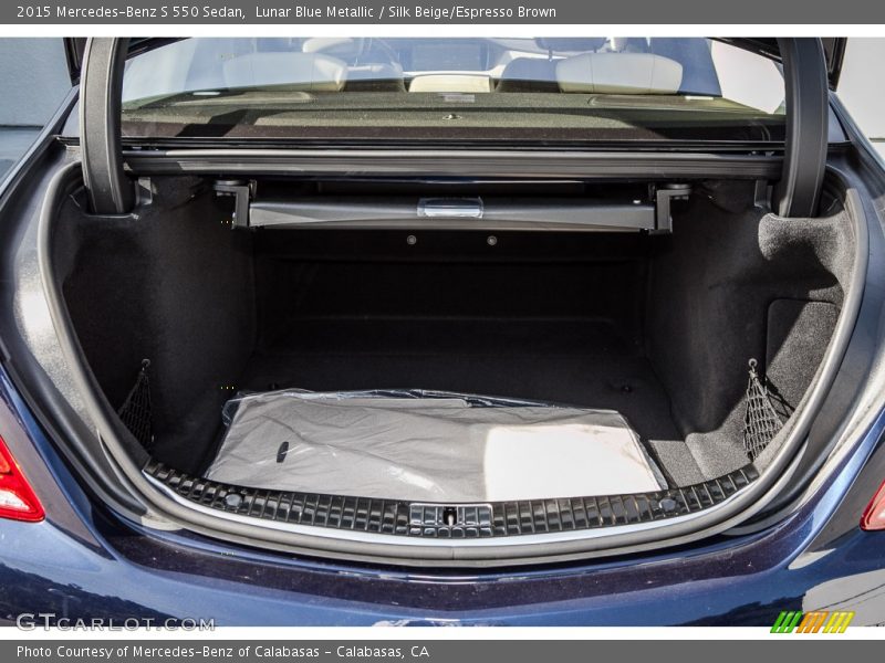  2015 S 550 Sedan Trunk
